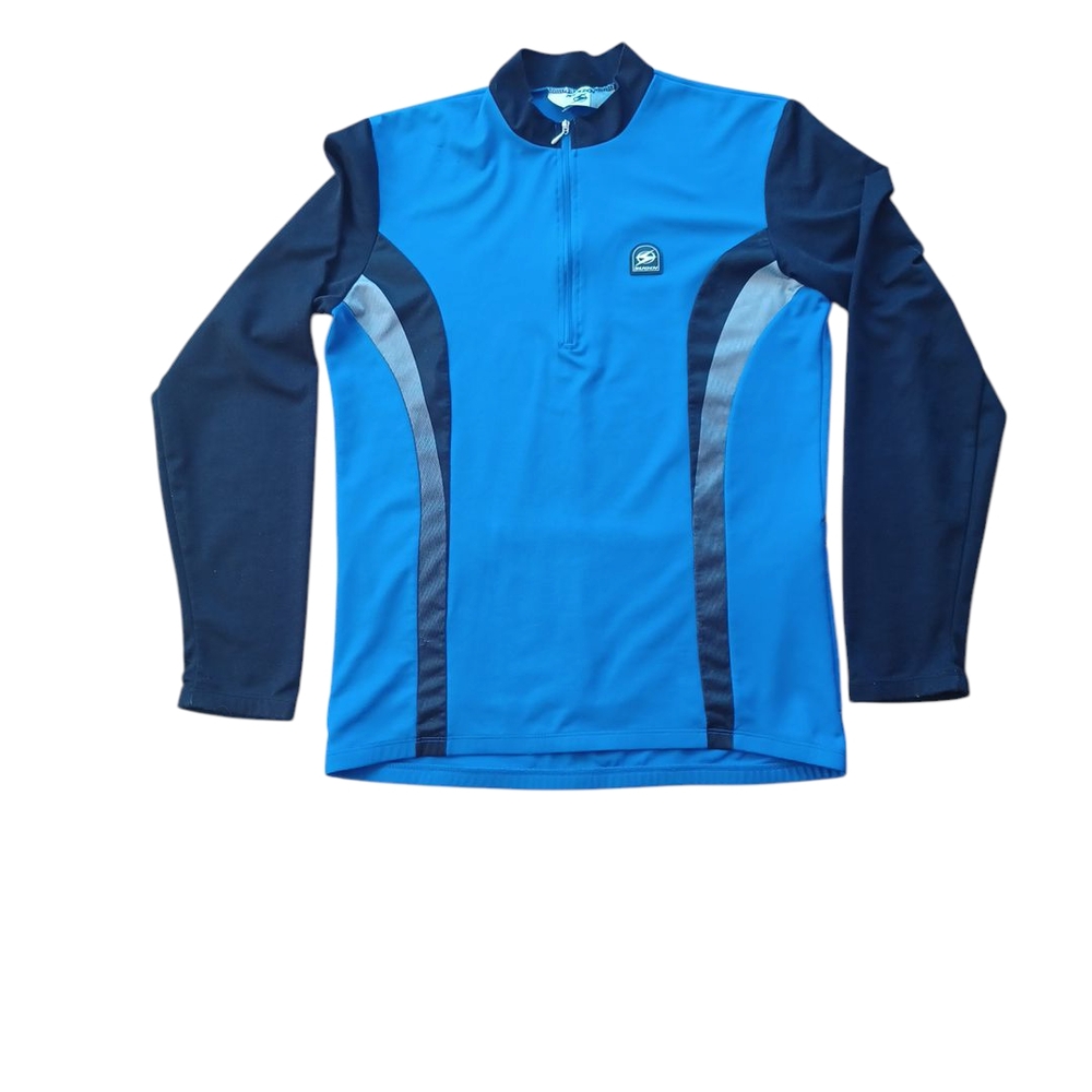 Sugoi Blue, Grey And Black Long Sleeve Athletic Top - Cycling 6560